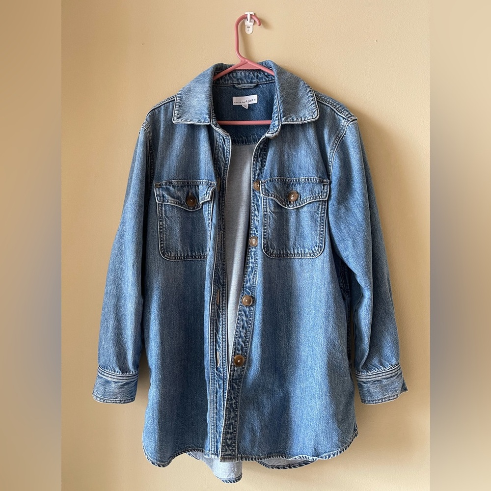 LOFT Blue Jean Jacket
